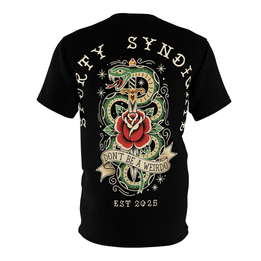 Flaming Dice Trad Tee — Color