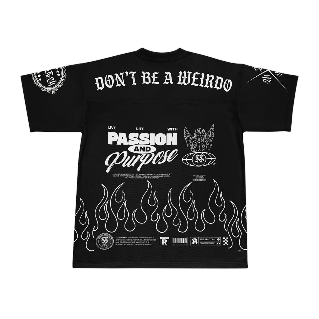 Sporty Syndicate Flame Football Jersey