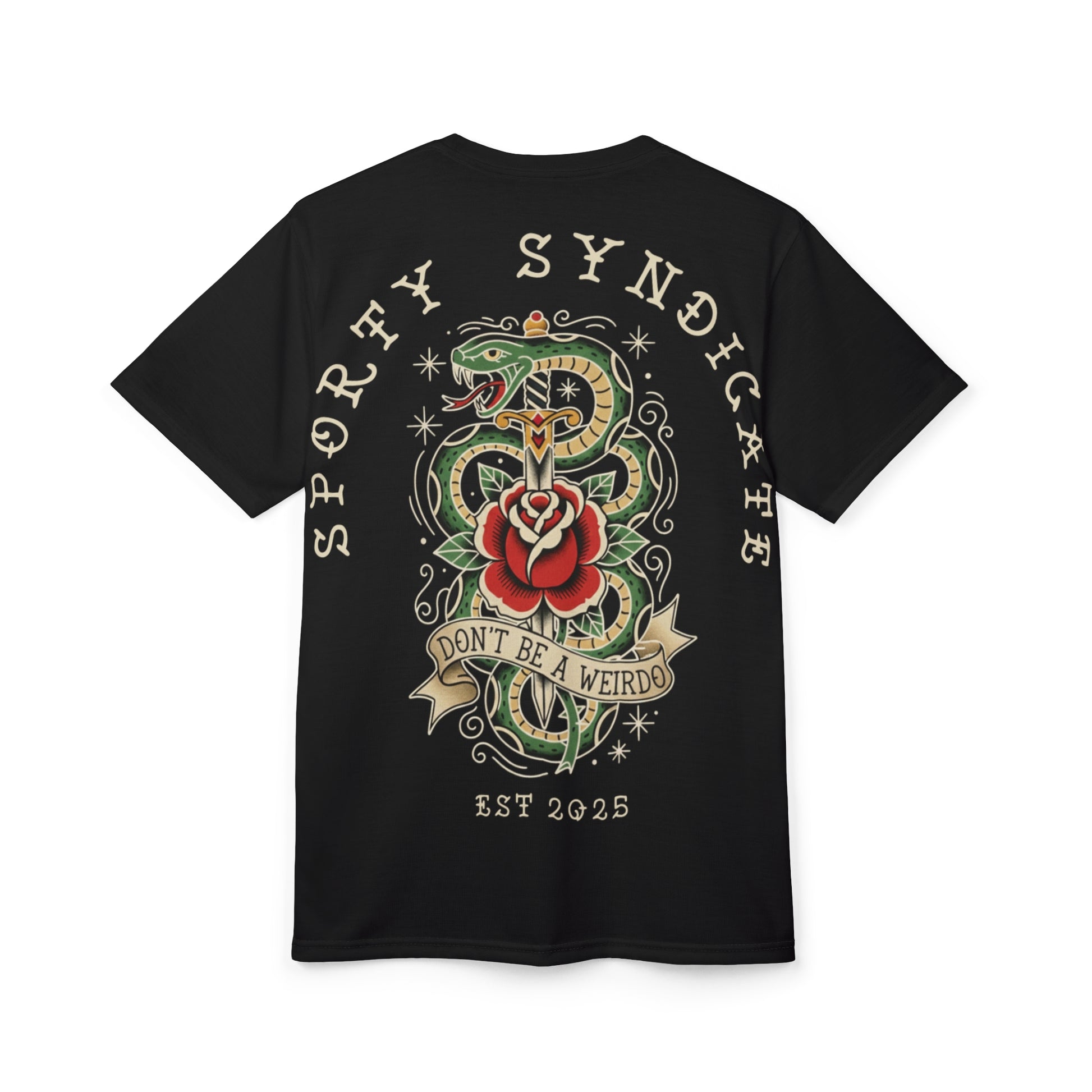 Flaming Dice Trad Tee — Color