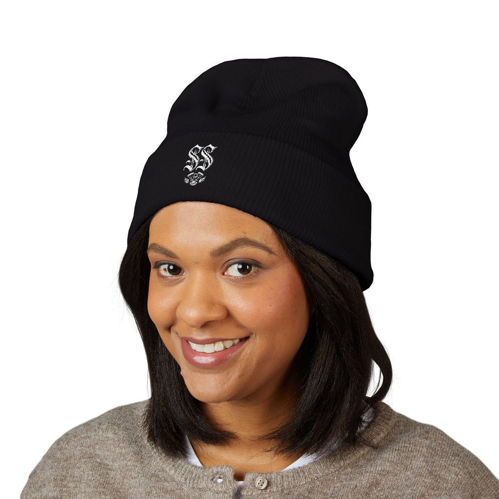 Embroidered 'Sporty Syndicate' Beanie